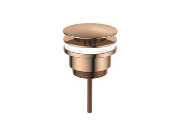 Regn fonteinafvoerplug, geborsteld koper