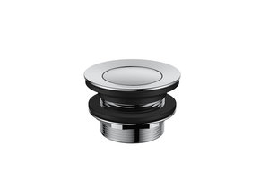 Regn pop-up badafvoerplug, chroom