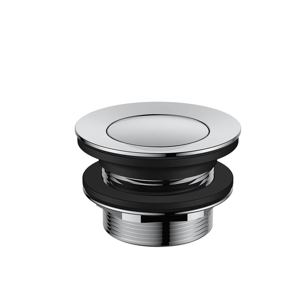 Regn pop-up badafvoerplug, chroom