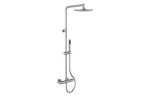 Regn thermostatische regendouche, chroom