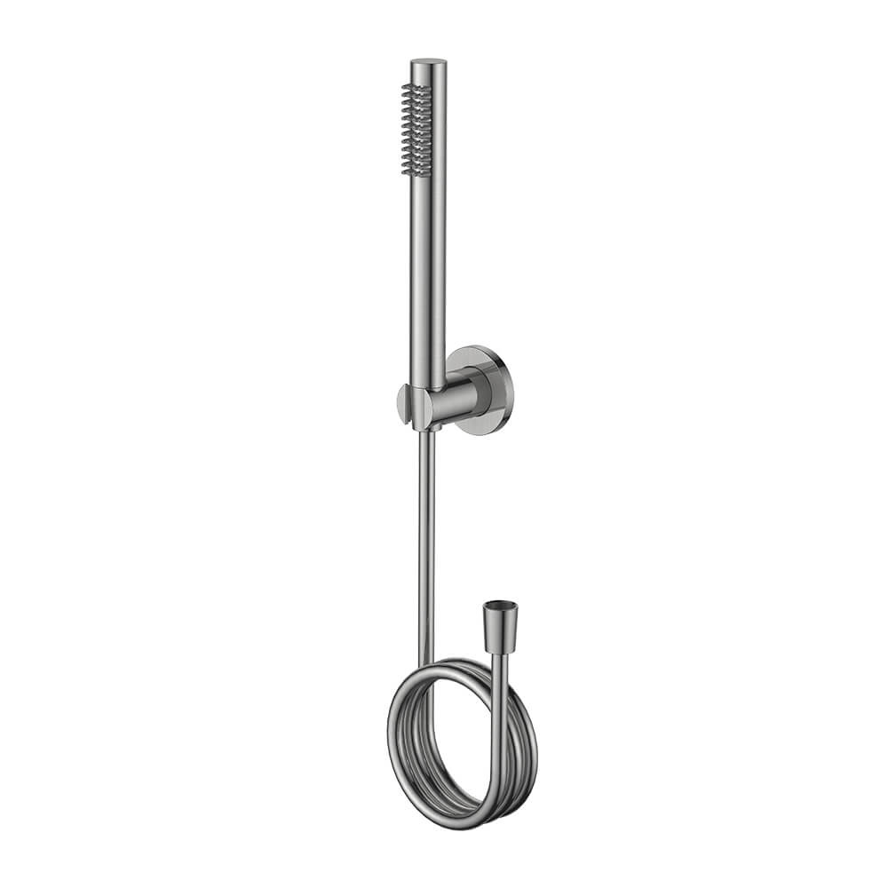 Regn badset, geborsteld nikkel