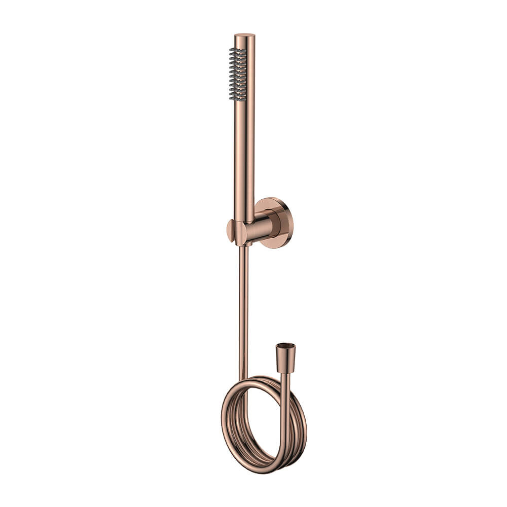 Regn badset, geborsteld koper