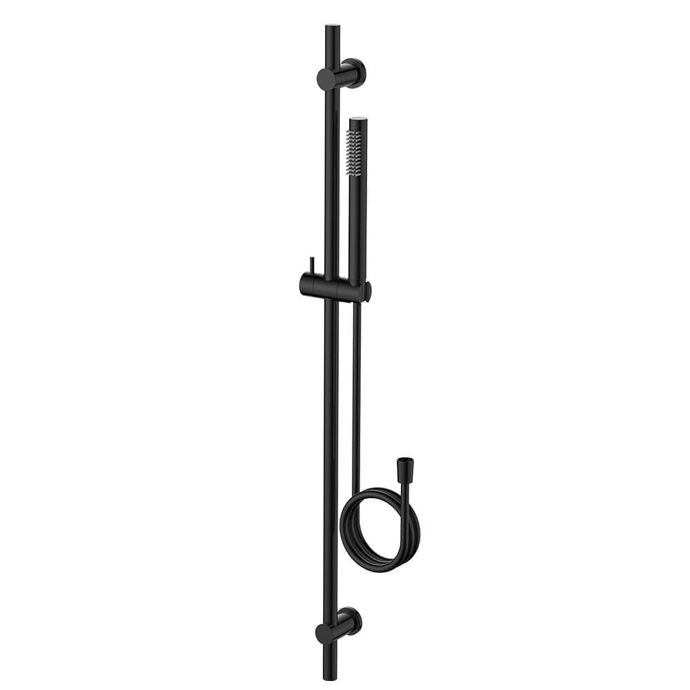 Regn glijstangset, gun metal black