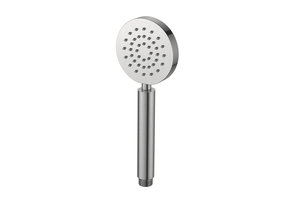 Regn handdouche rond, geborsteld nikkel