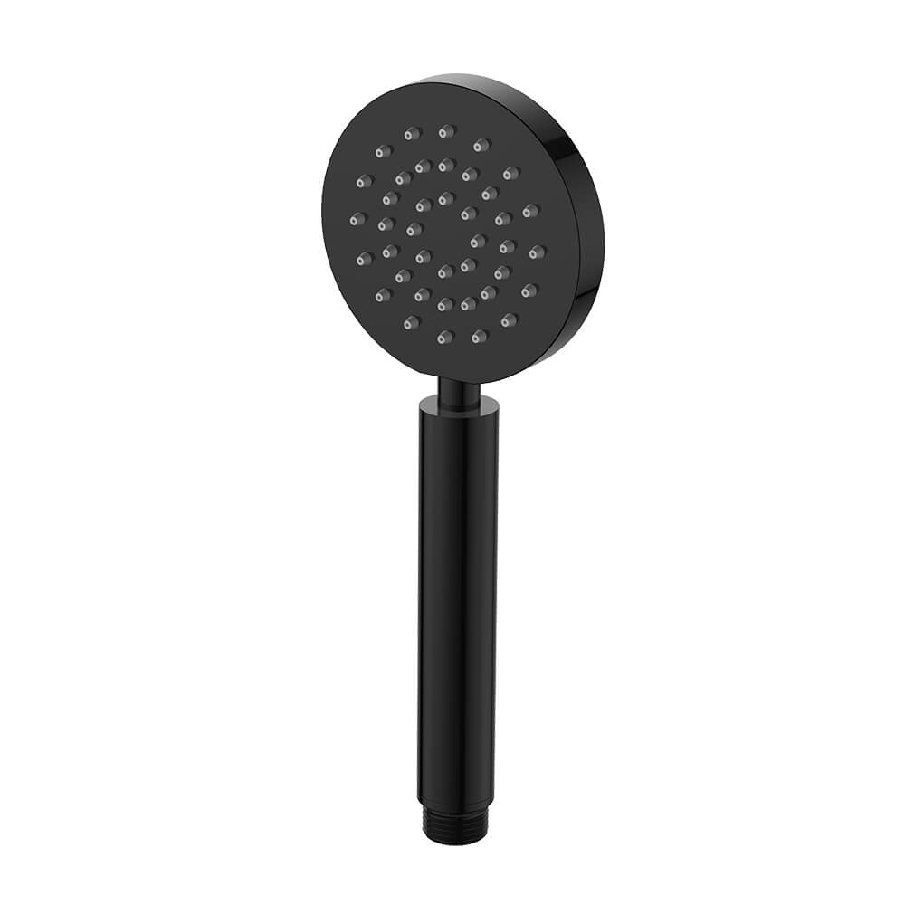 Regn handdouche rond, gun metal black