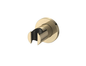 Regn wandhouder, geborsteld goud