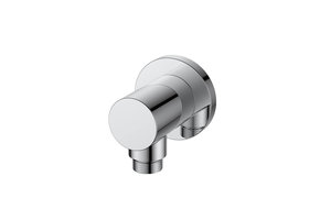 Regn wandaansluitbocht, chroom