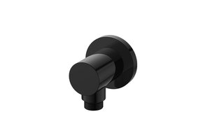 Regn wandaansluitbocht, gun metal black