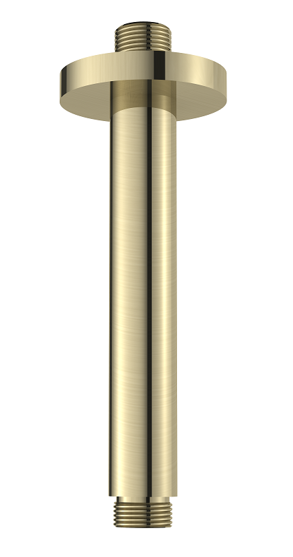 Regn plafondarm inkortbaar, geborsteld goud
