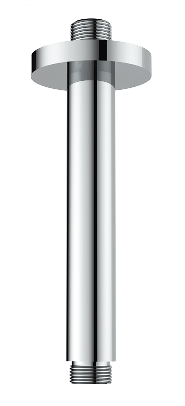 Regn plafondarm inkortbaar, chroom