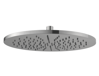 Regn hoofddouche rond 30cm, geborsteld nikkel