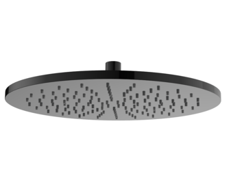 Regn hoofddouche rond 30cm, gun metal black