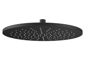 Regn hoofddouche rond 30cm, mat zwart