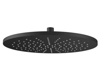 Regn hoofddouche rond 30cm, mat zwart