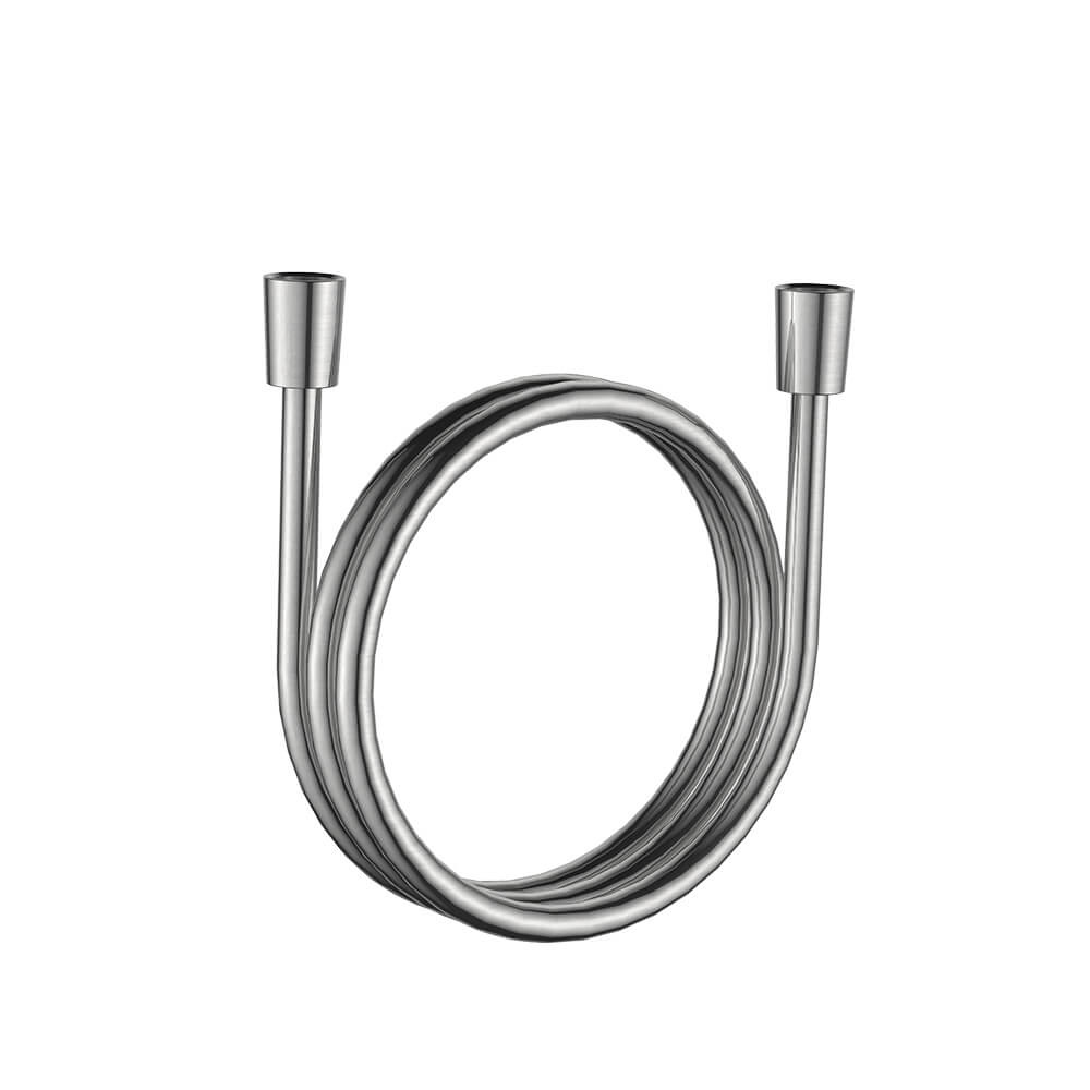 Regn doucheslang 125cm, geborsteld nikkel