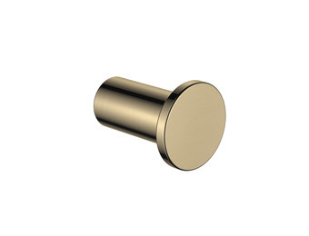 Regn handdoekhaak groot, geborsteld goud