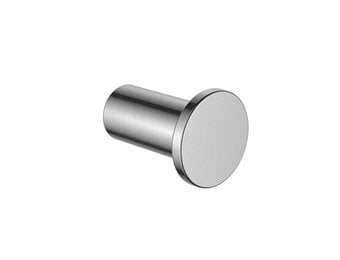 Regn handdoekhaak groot, geborsteld nikkel