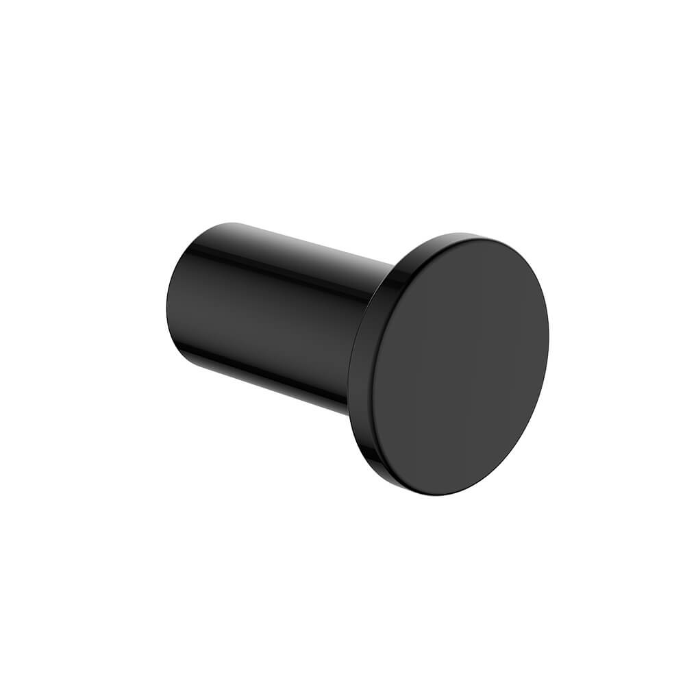 Regn handdoekhaak groot, gun metal black