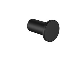 Regn handdoekhaak groot, mat zwart