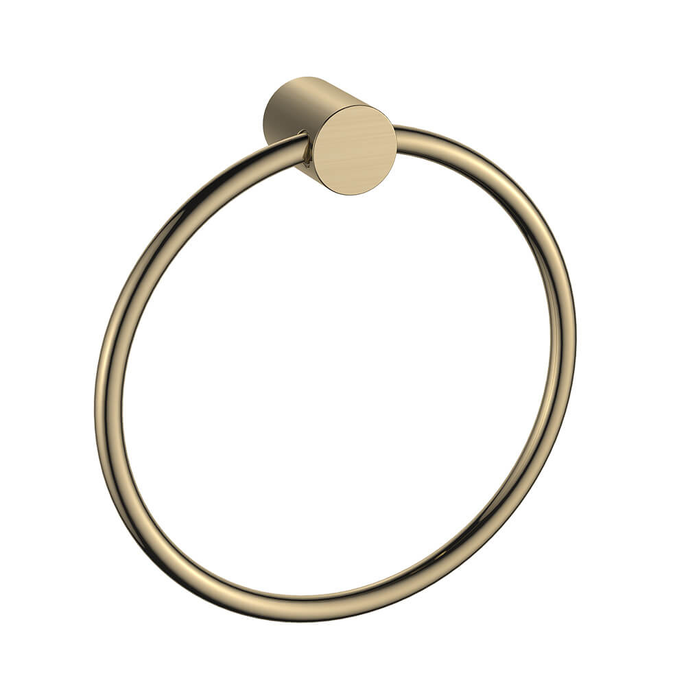 Regn handdoekring, geborsteld goud