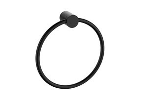 Regn handdoekring, gun metal black