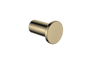 Regn handdoekhaak klein, geborsteld goud