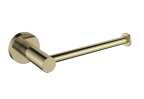 Regn toiletrolhouder zonder klep (met rozet), geborsteld goud