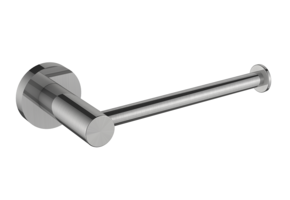 Regn toiletrolhouder zonder klep (met rozet), geborsteld nikkel