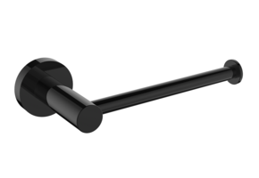 Regn toiletrolhouder zonder klep (met rozet), gun metal black