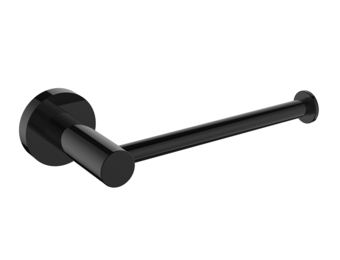 Regn toiletrolhouder zonder klep (met rozet), gun metal black