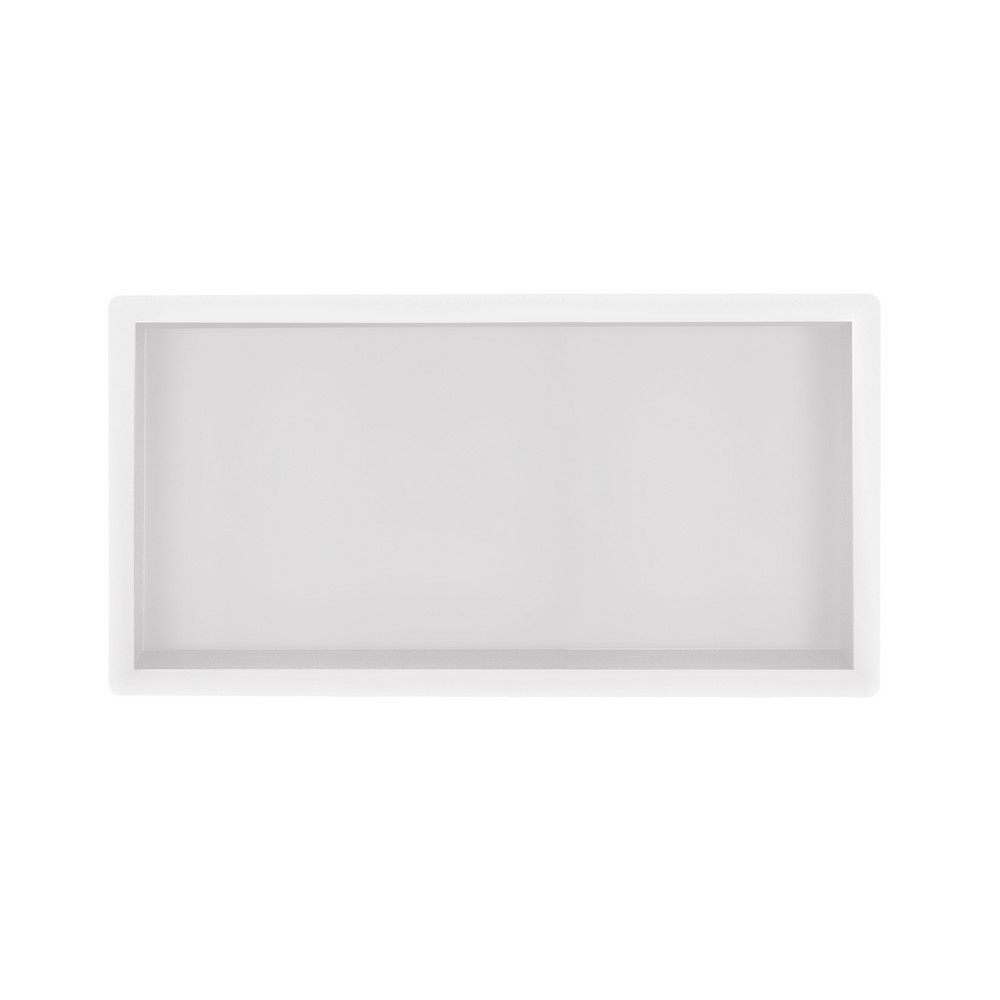 Regn inbouwnis 30 x 60 x 7cm, mat wit