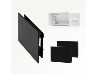 Sunshower Ventilatierooster Black 2 stuks rechthoek