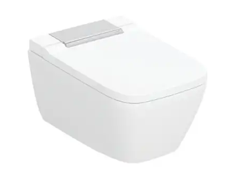 Geberit douche wc sela square wit - chroom