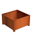 Adezz Cortenstaal | Carrez met poten | 1400x1400x800 mm Adezz Cortenstaal | Carrez met poten | 1400x1400x800 mm