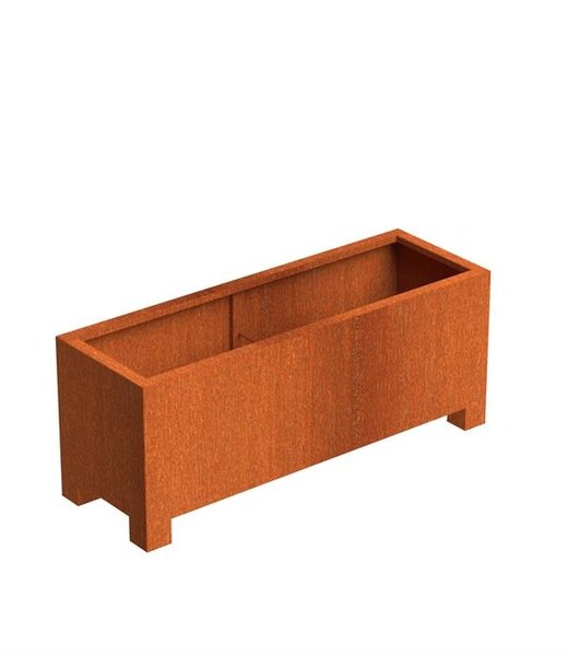 Adezz Cortenstaal | Carrez  met poten | 1500x500x600 mm