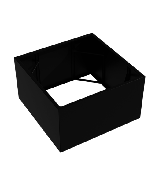 Adezz Aluminium | Carrez zonder bodem | 1400x1400x800 mm