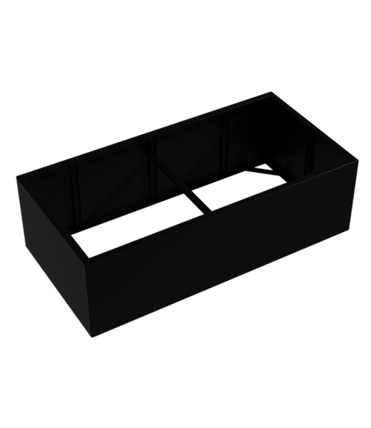 Adezz Aluminium | Carrez zonder bodem | 2000x1000x600 mm