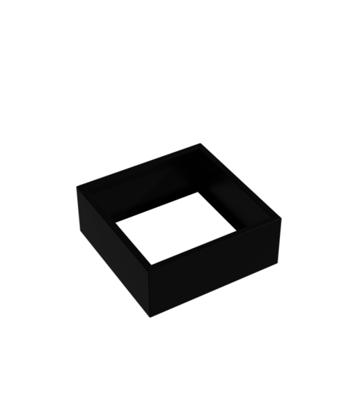 Adezz Aluminium | Carrez zonder bodem | 1000x1000x400 mm