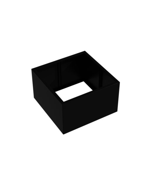 Adezz Aluminium | Carrez zonder bodem | 1000x1000x600 mm