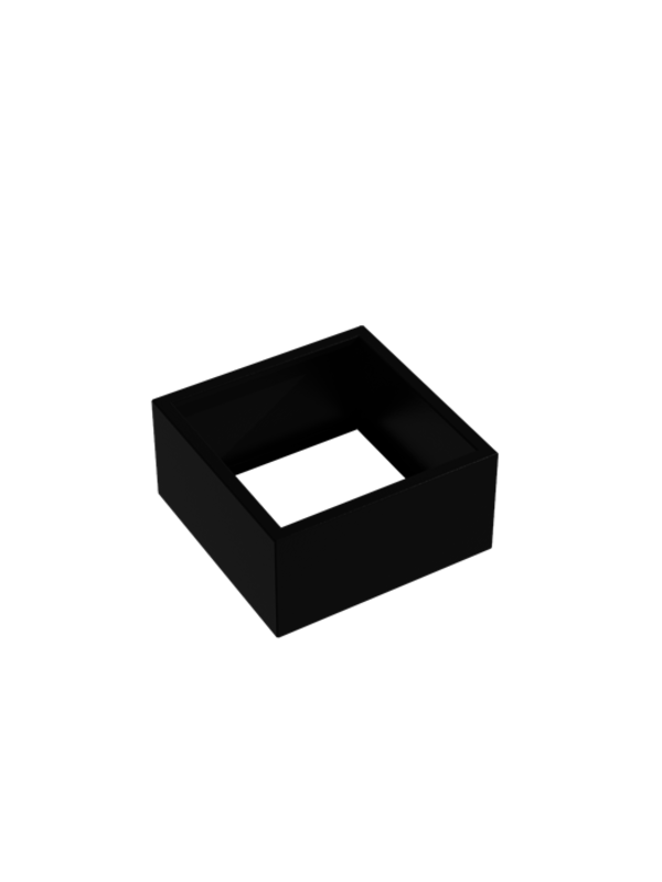 Adezz Aluminium | Carrez zonder bodem | 80x80x40 cm