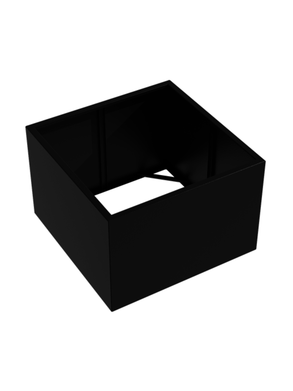 Adezz Aluminium | Carrez zonder bodem | 120x120x80 cm