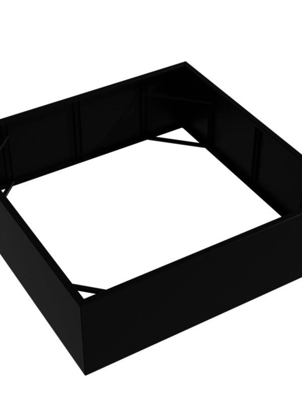 Adezz Aluminium | Carrez zonder bodem | 200x200x60 cm