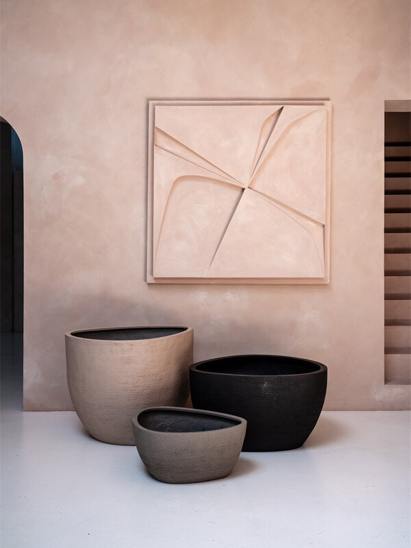 Luca Lifestyle Ruvido Organic Low 67 67x30 - Sand