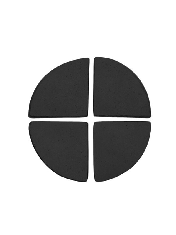 Luca Lifestyle Pot Feet Set (4) 10x10 - Anthracite