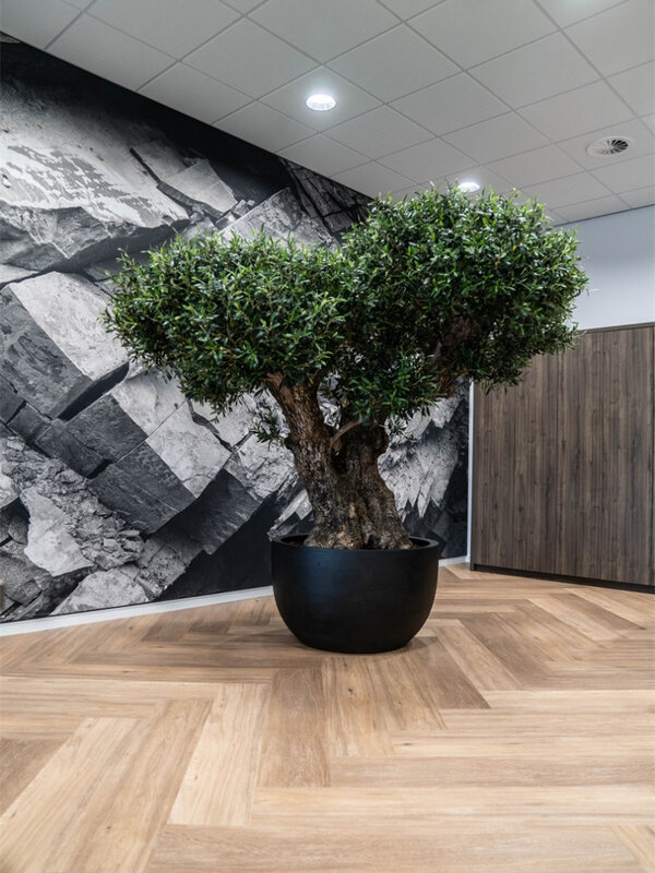 Luca Lifestyle Grigio New Egg Pot Low 110 110x65 - Anthracite