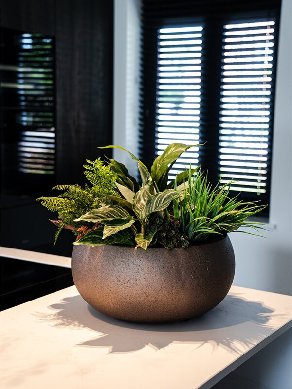 Luca Lifestyle Grigio Metallic Low Balloon 95 95x44 - Bronze