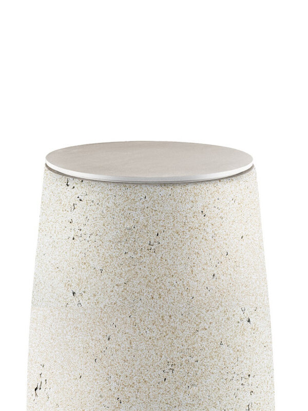 Luca Lifestyle Coverplate Round 27 Ø27 - Natural Concrete