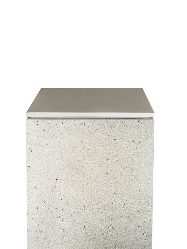 Luca Lifestyle Coverplate Square 40 40x40 - Natural Concrete