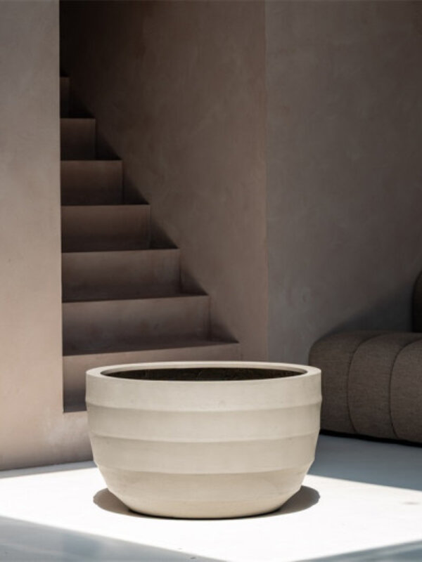 Luca Lifestyle Bordo New Egg Pot Low 94 94x56 - Clay