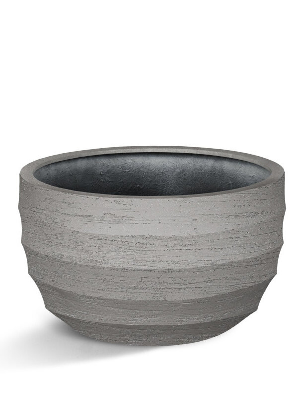 Luca Lifestyle Bordo New Egg Pot Low 80 80x47 - Clay
